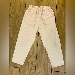 H&M Girls pink linen pants